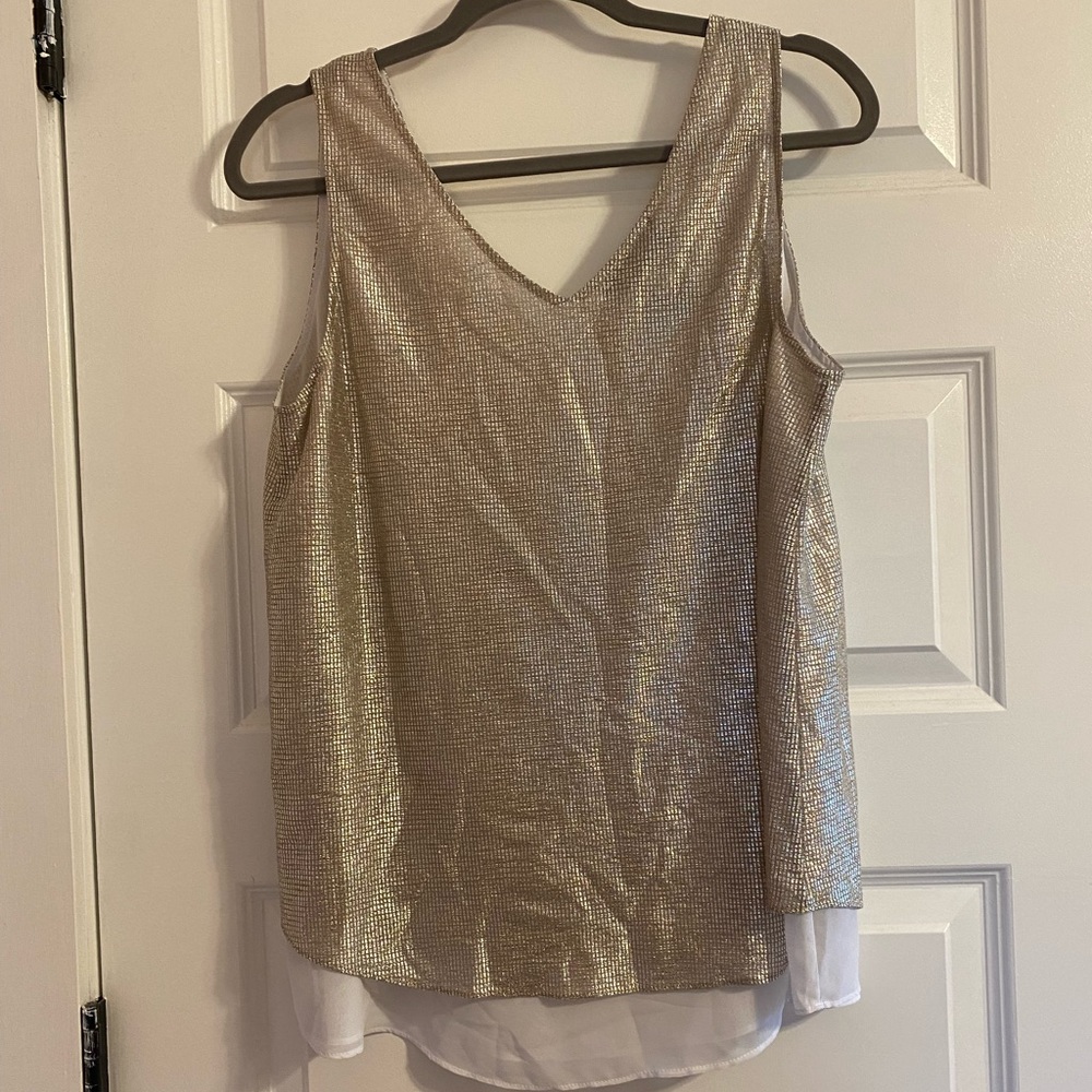 Metallic tank top
